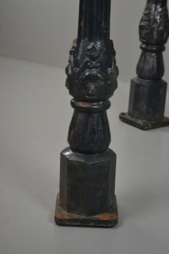 Pair Antique Cast Iron Horse Hitching Posts - Kernow Furniture