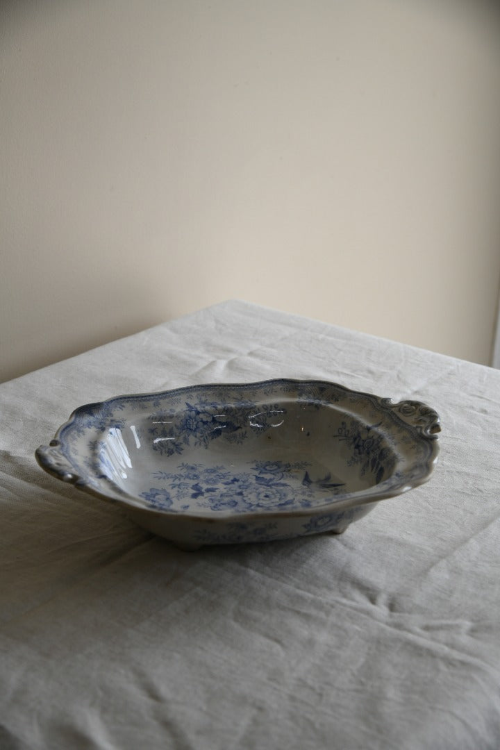 Wedgwood Asian Pheasants Blue Serving Dish