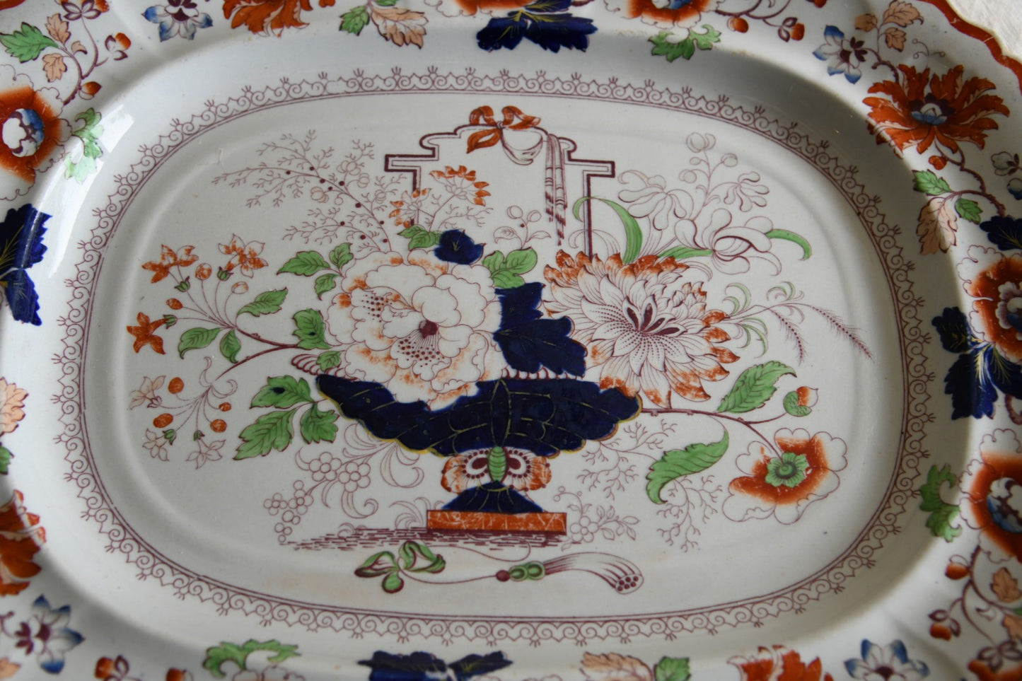 Antique Ironstone China Serving Plate