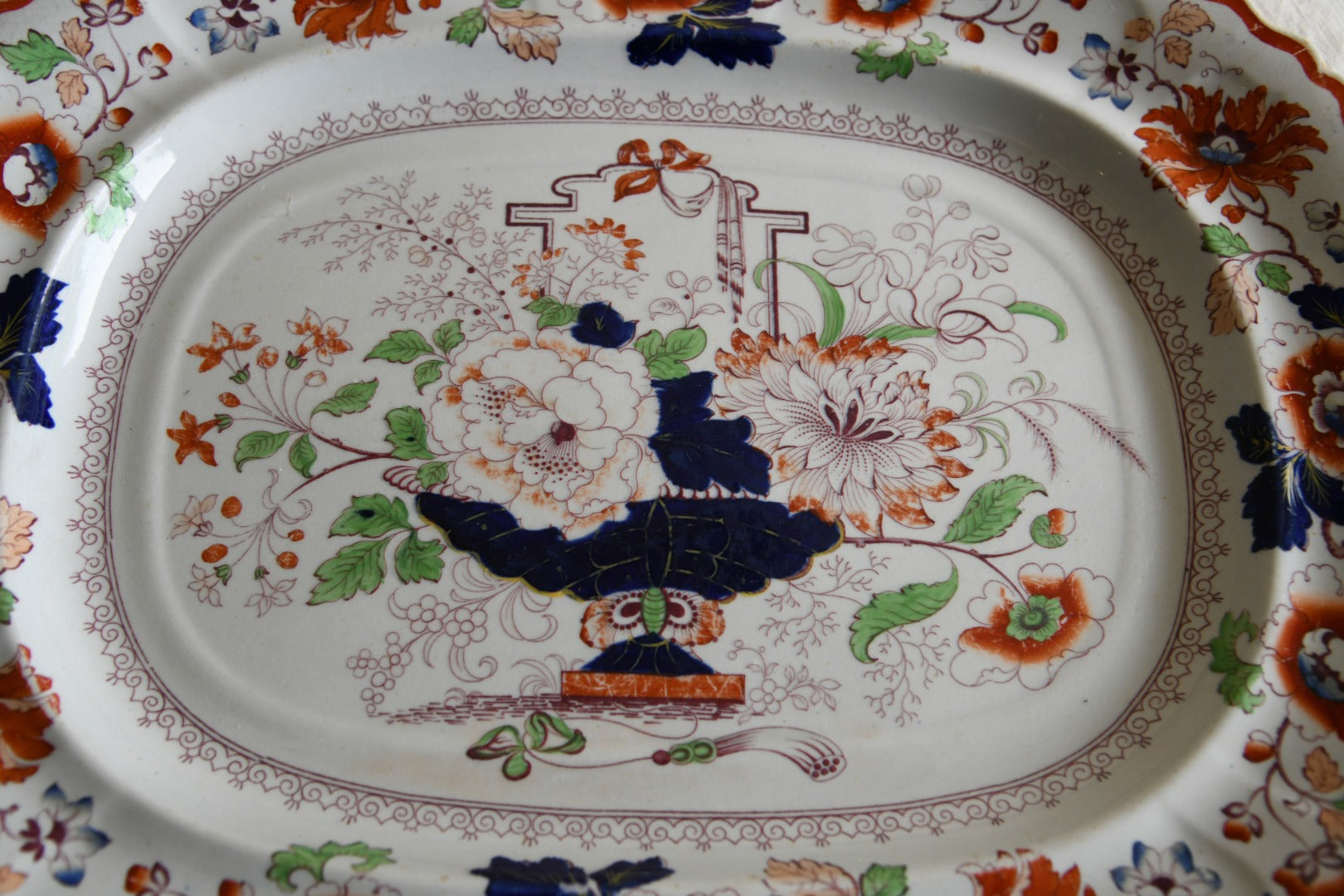 Antique Ironstone China Serving Plate