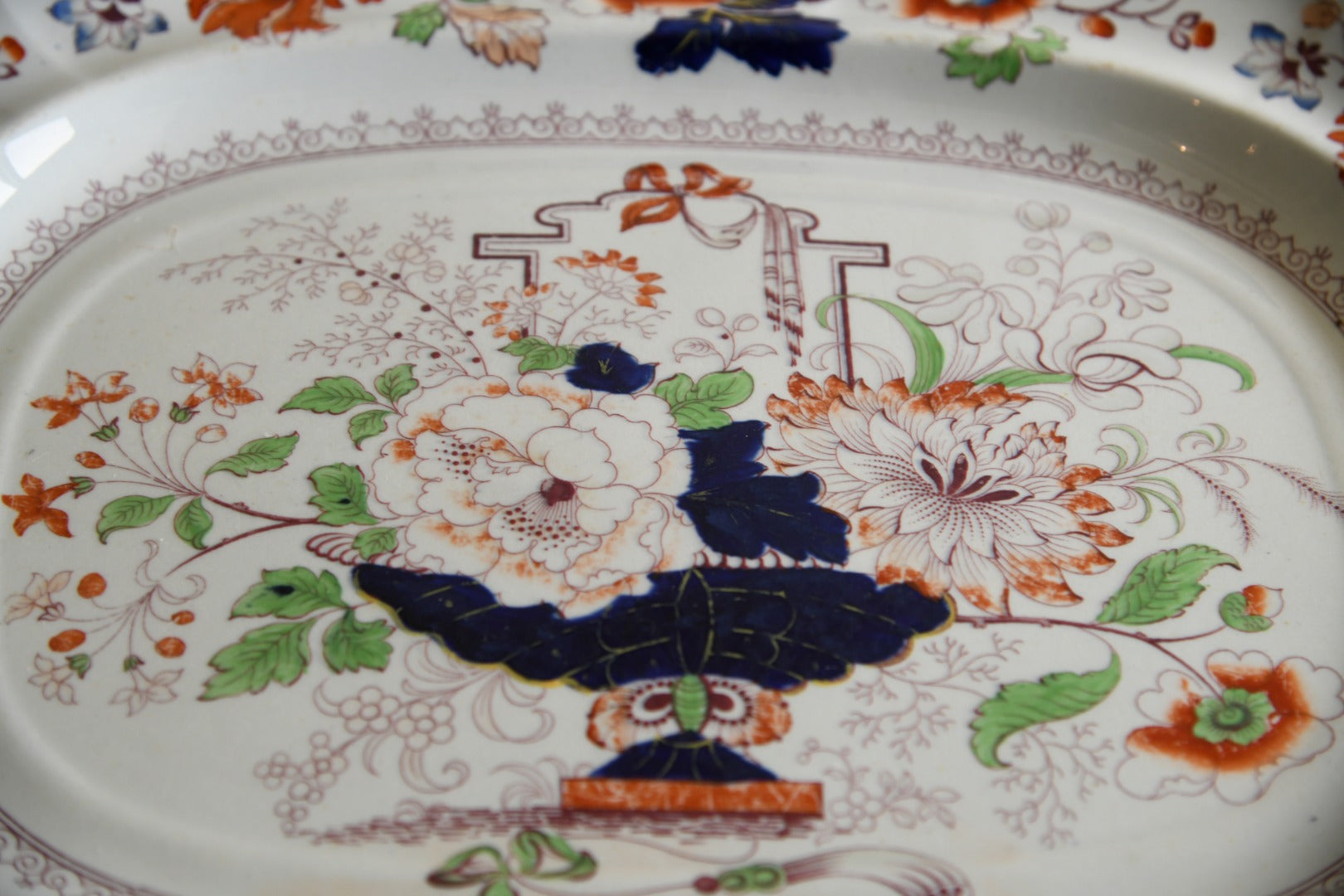 Antique Ironstone China Serving Plate