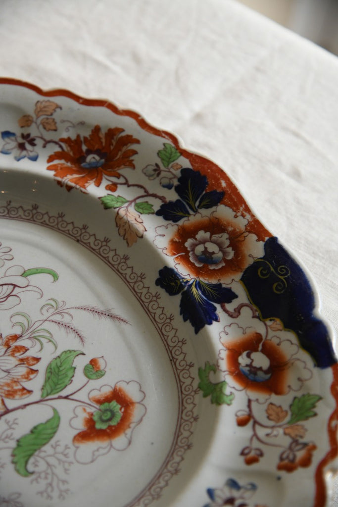 Antique Ironstone China Serving Plate