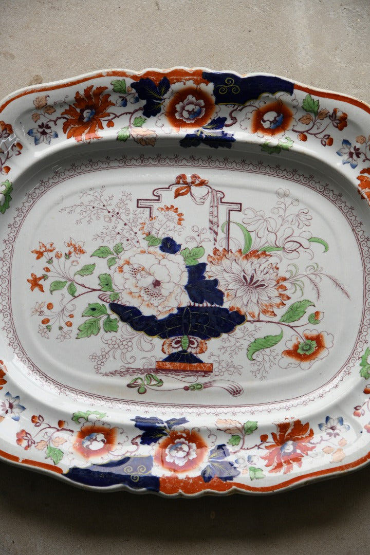 Antique Ironstone China Serving Plate