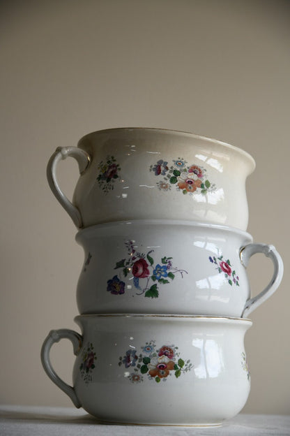 3 Vintage Chamber Pots