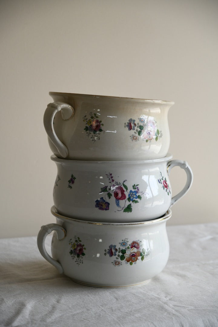 3 Vintage Chamber Pots