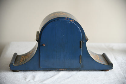 Blue Chinoiserie Mantle Clock