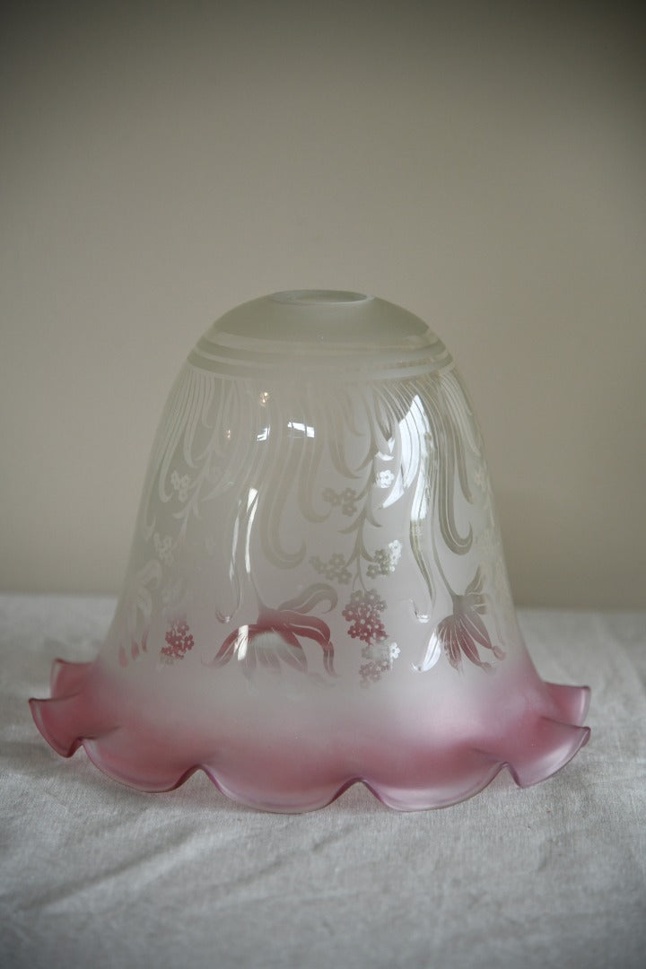 Frilly Glass Ceiling Shade