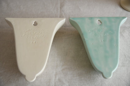 Pair Dartmouth Pottery Deco Wall Pockets