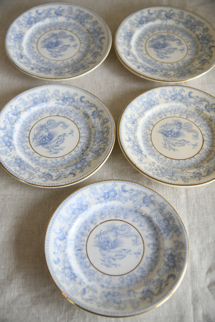 Blue & White Oriental Transferware Tea Set