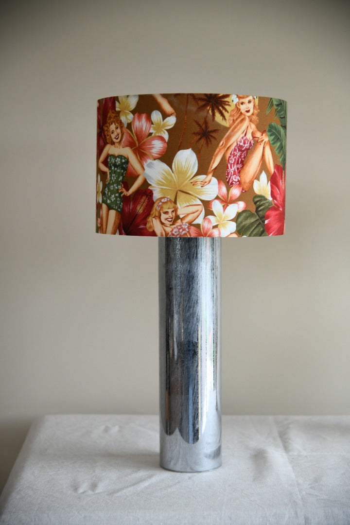 Vintage Fabric Lamp Shade