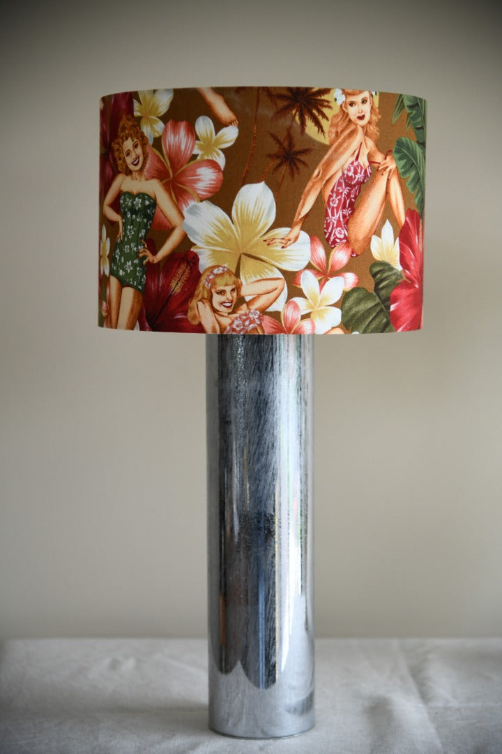 Vintage Fabric Lamp Shade