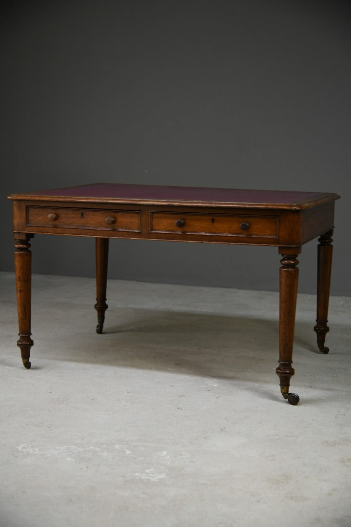 Antique Victorian Library Table