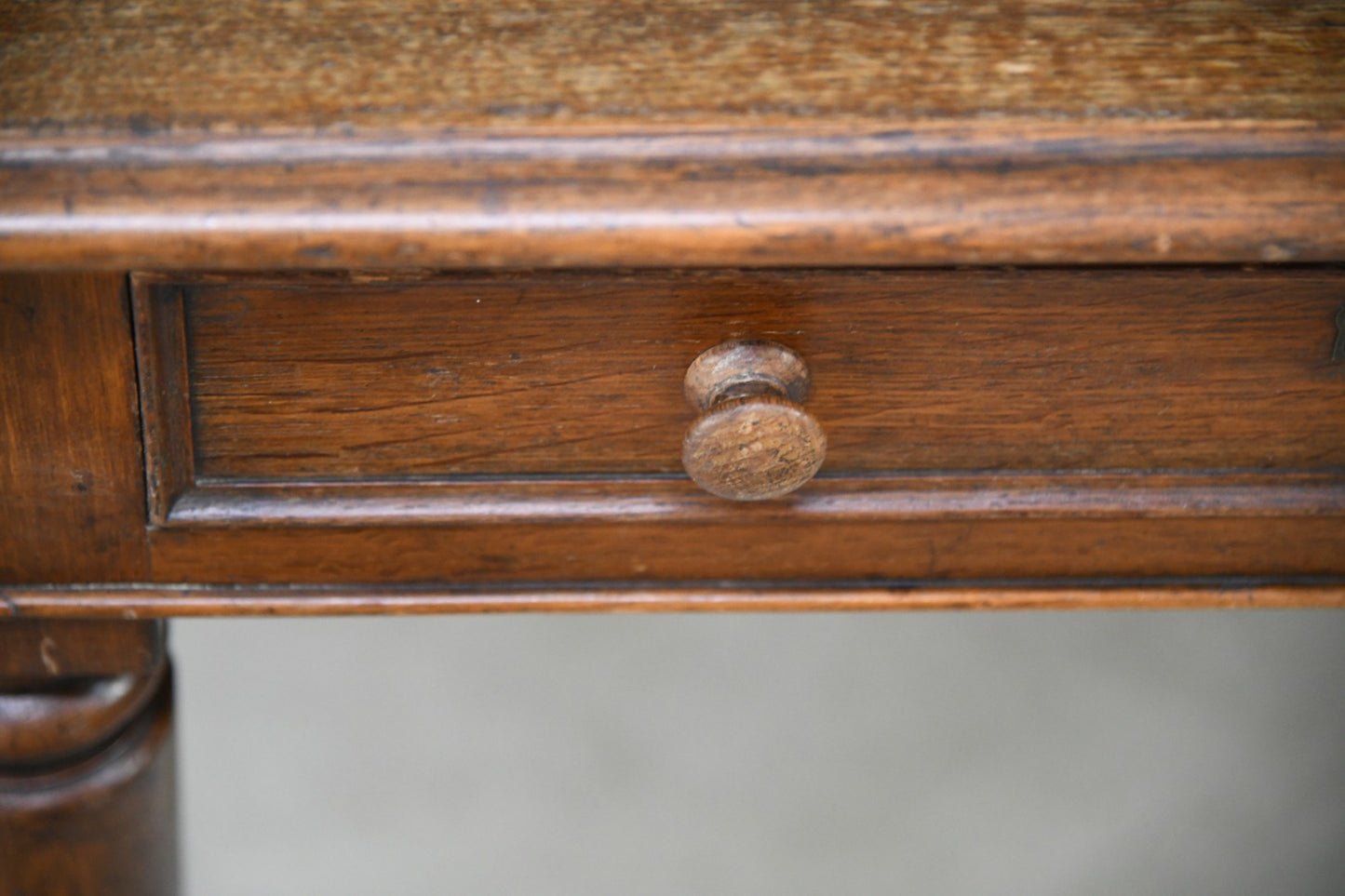 Antique Victorian Library Table