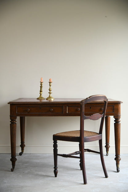 Antique Victorian Library Table