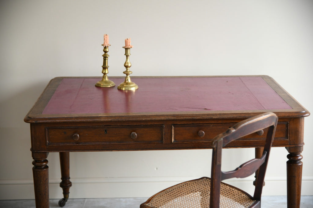 Antique Victorian Library Table