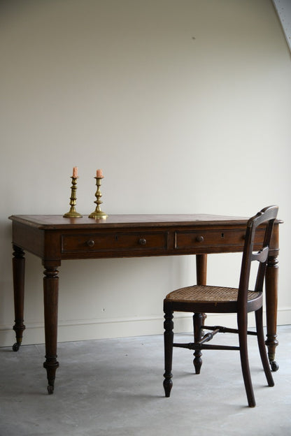 Antique Victorian Library Table