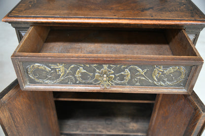 Italian Oak Renaissance Revival Style Cupboard