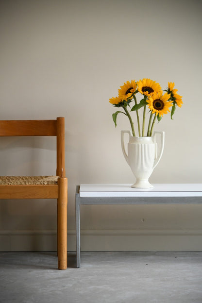 Retro White Rectangular Coffee Table