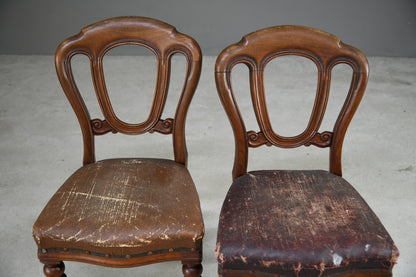 Pair Victorian Dining Chairs