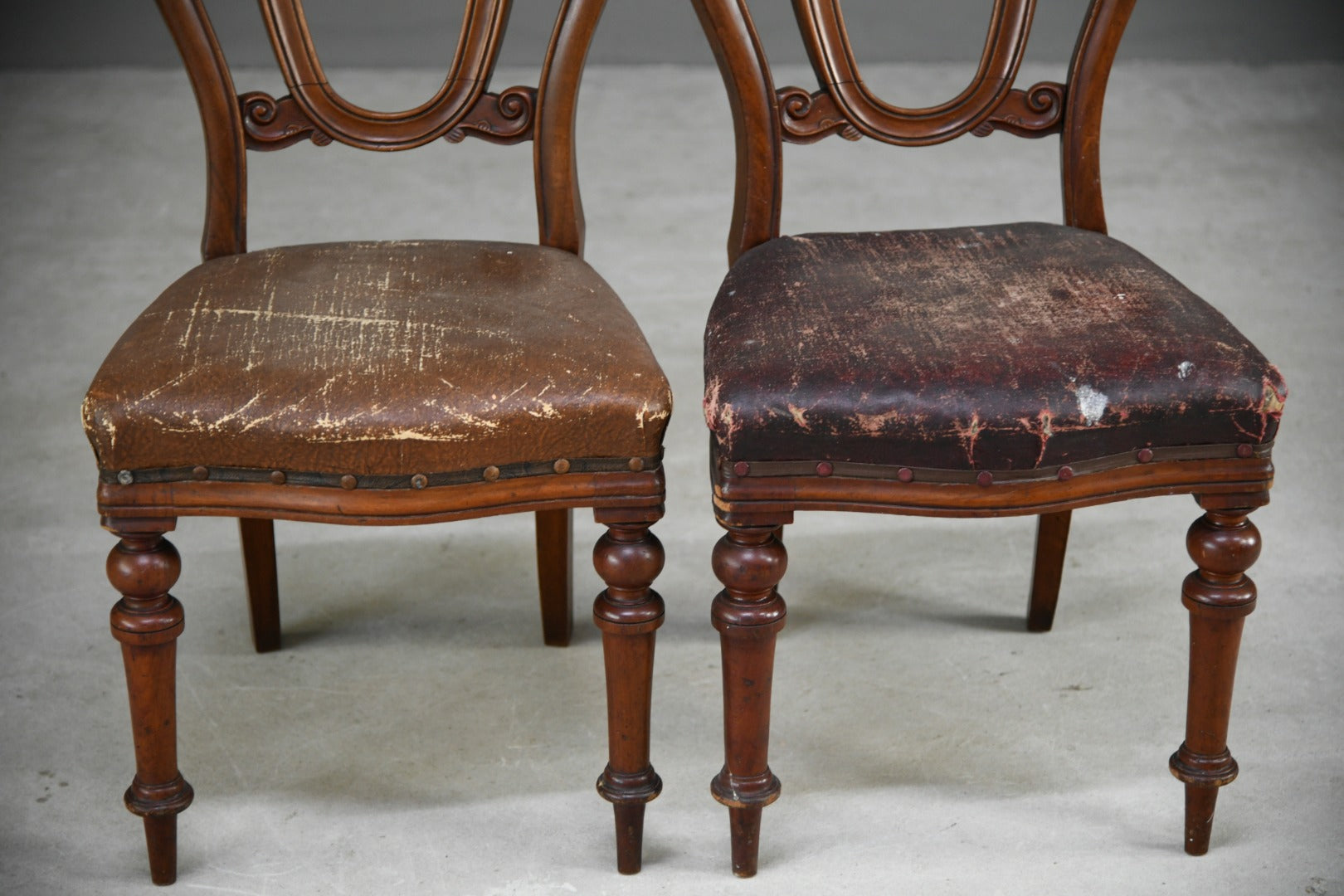 Pair Victorian Dining Chairs