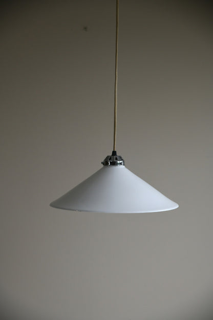 White Rise & Fall Ceiling Light