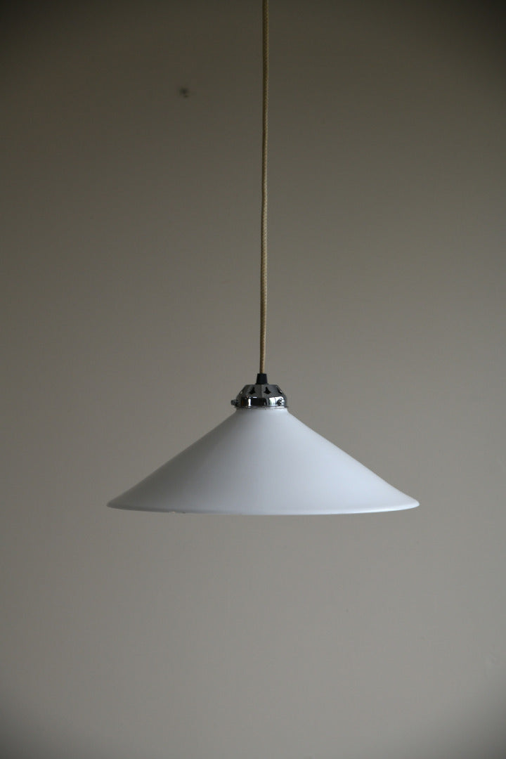 White Rise & Fall Ceiling Light