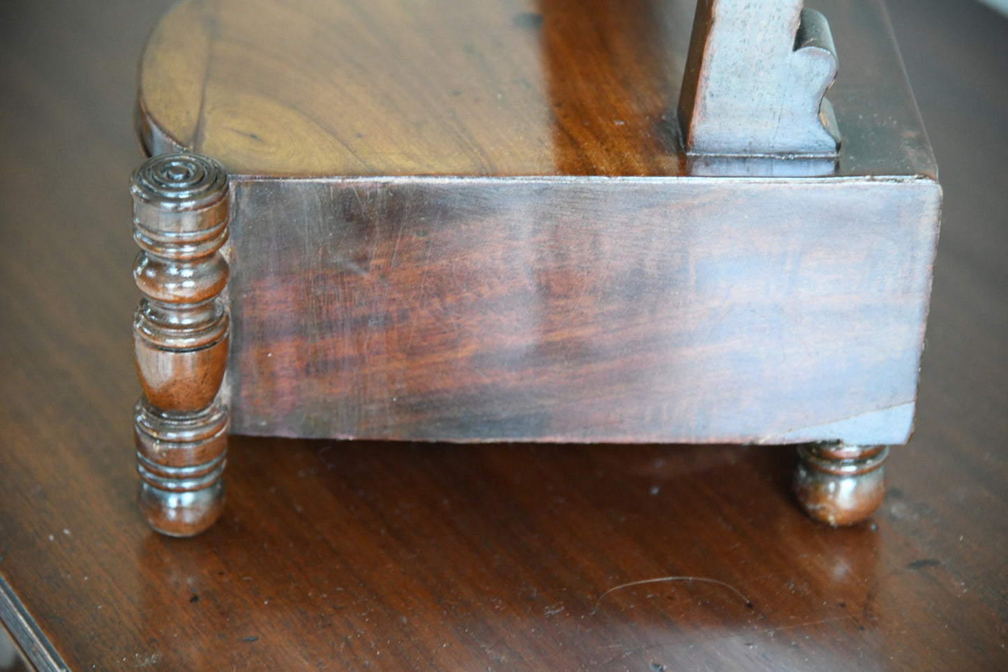 Antique Mahogany Toilet Mirror