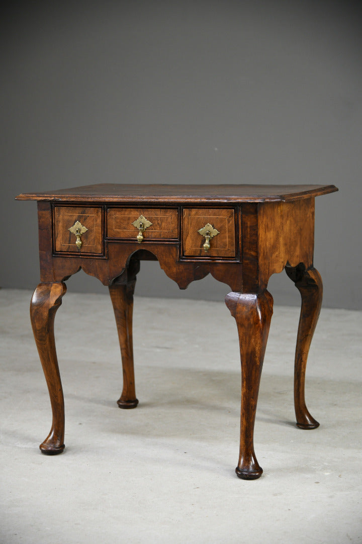 Queen Anne Style Walnut Low Boy