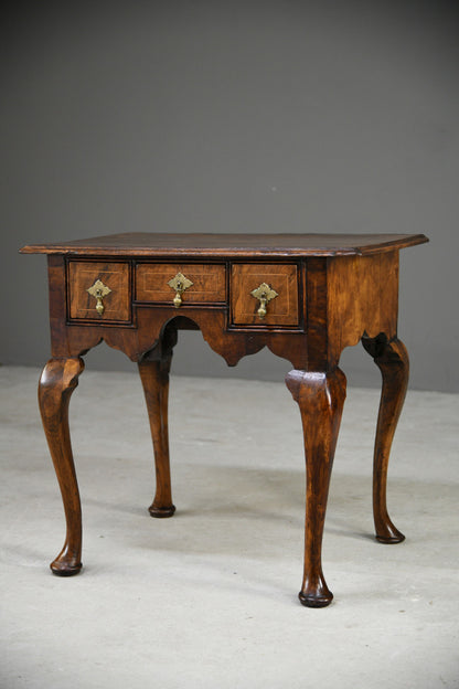 Queen Anne Style Walnut Low Boy