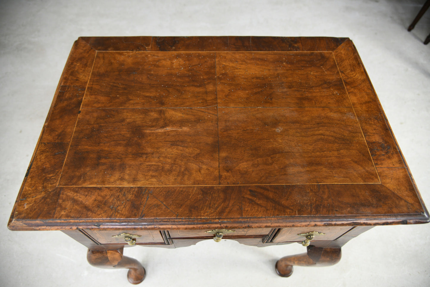 Queen Anne Style Walnut Low Boy