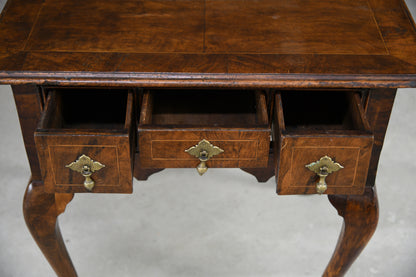 Queen Anne Style Walnut Low Boy