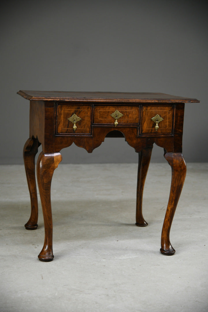 Queen Anne Style Walnut Low Boy