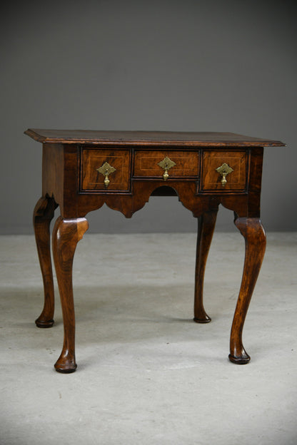 Queen Anne Style Walnut Low Boy