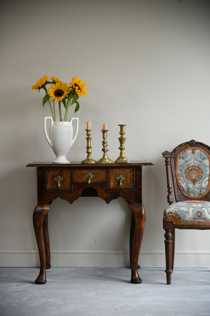 Queen Anne Style Walnut Low Boy