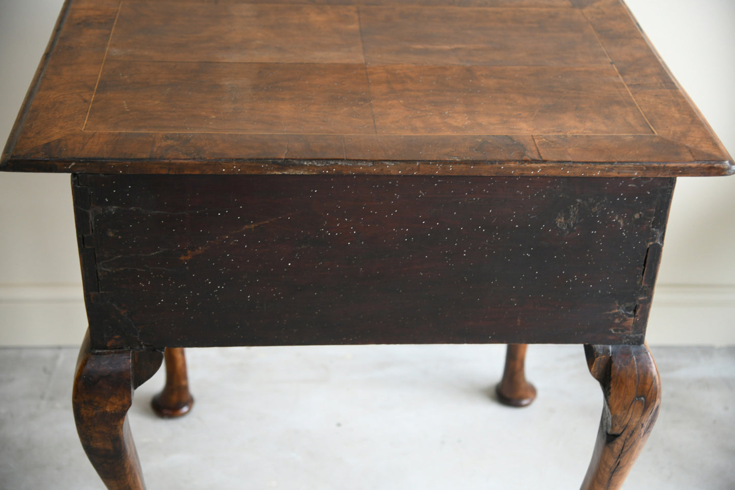 Queen Anne Style Walnut Low Boy