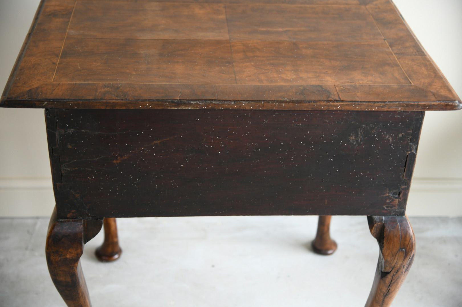 Queen Anne Style Walnut Low Boy