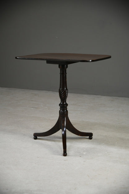 Mahogany Tilt Top Wine Table
