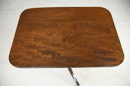 Mahogany Tilt Top Wine Table
