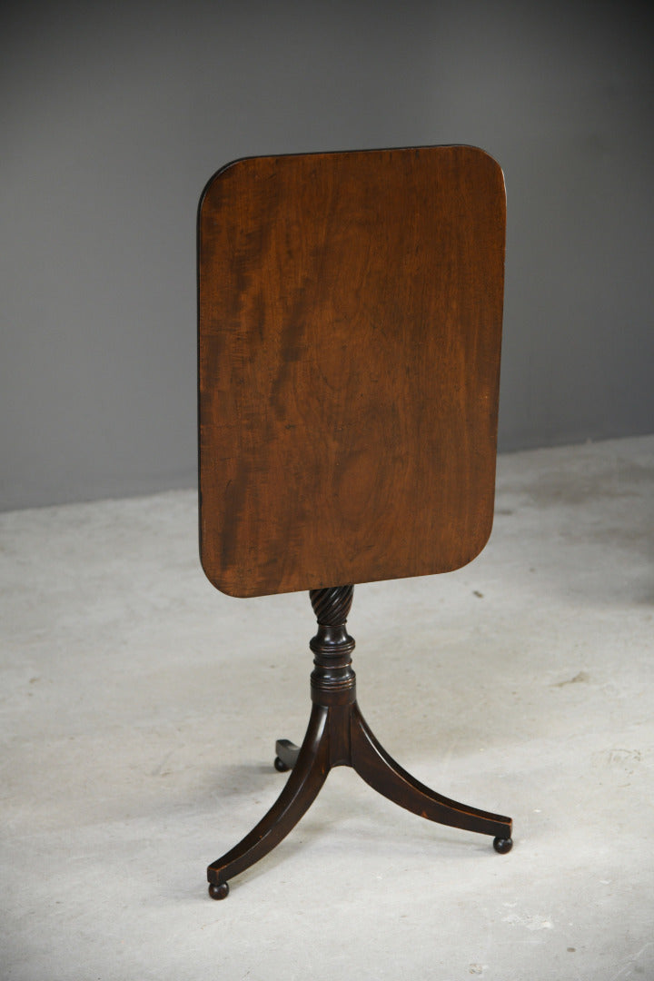 Mahogany Tilt Top Wine Table