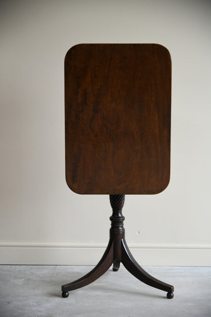 Mahogany Tilt Top Wine Table
