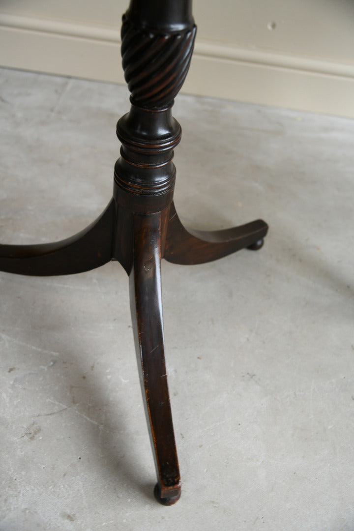 Mahogany Tilt Top Wine Table