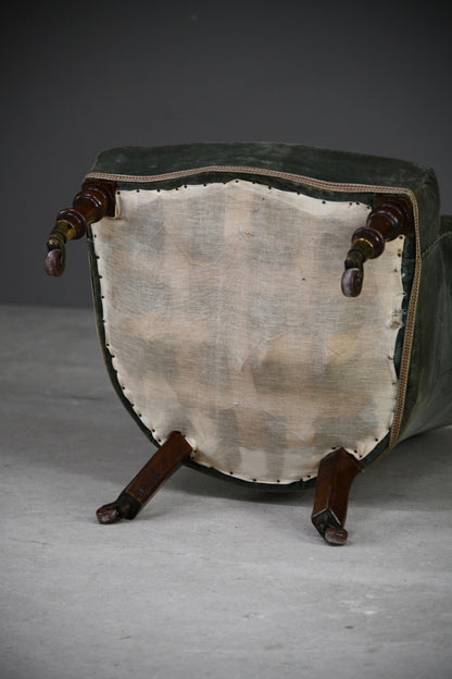 Antique Button Back Nursing Bedroom Chair