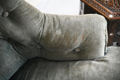 Antique Button Back Nursing Bedroom Chair