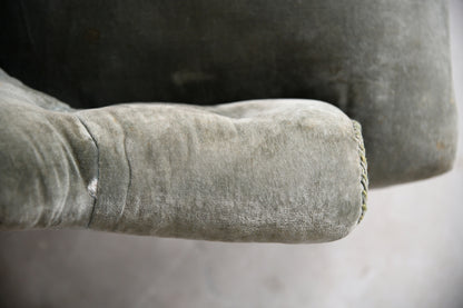 Antique Button Back Nursing Bedroom Chair