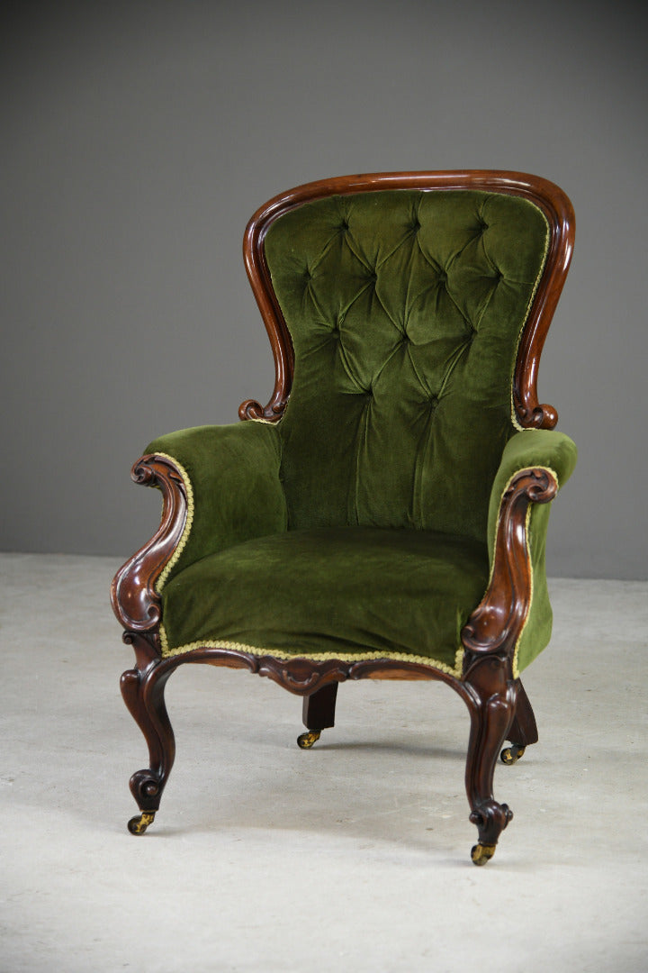 Victorian Mahogany Armchair