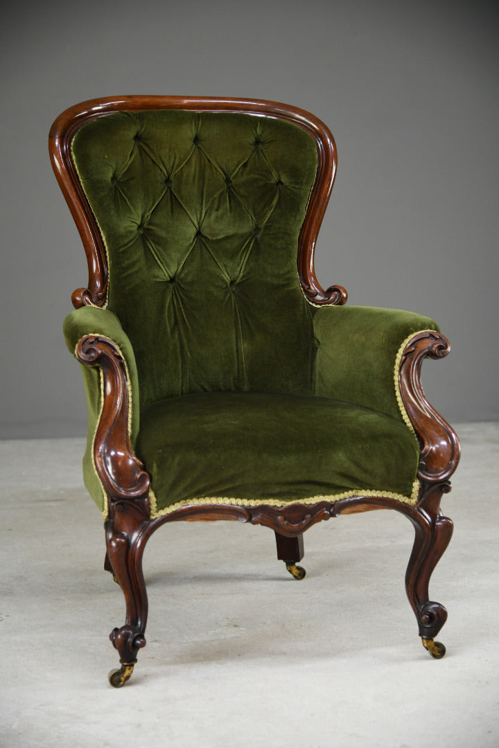 Victorian Mahogany Armchair