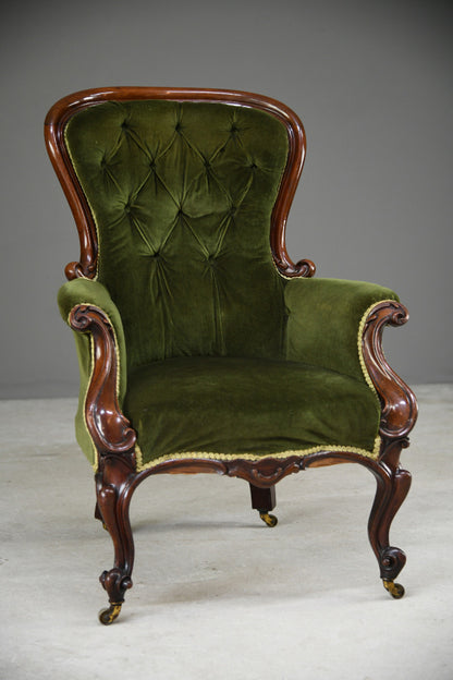 Victorian Mahogany Armchair