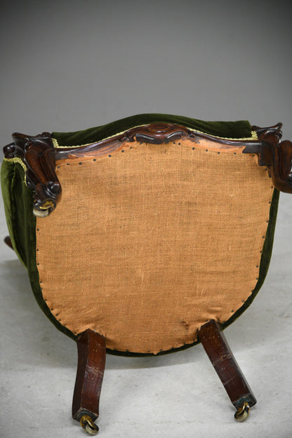 Victorian Mahogany Armchair