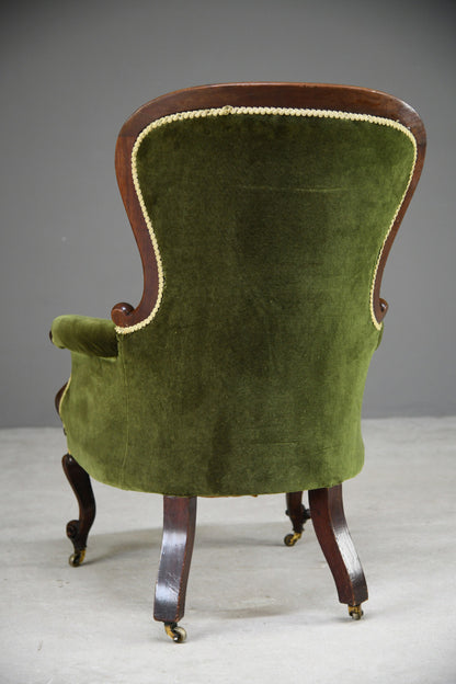 Victorian Mahogany Armchair
