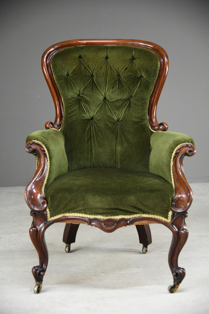 Victorian Mahogany Armchair